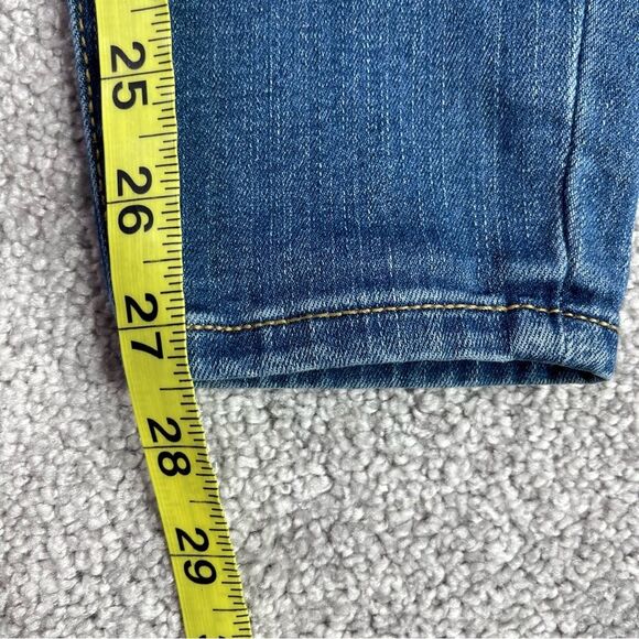 American Eagle Jeans Women’s 2 Blue Jegging Slim High Rise Medium Wash Denim - Picture 12 of 14